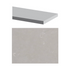 Fusion - Moonstone Grey 6" x 96" - 15.9 mm - Polished Quartz Shower Frame 