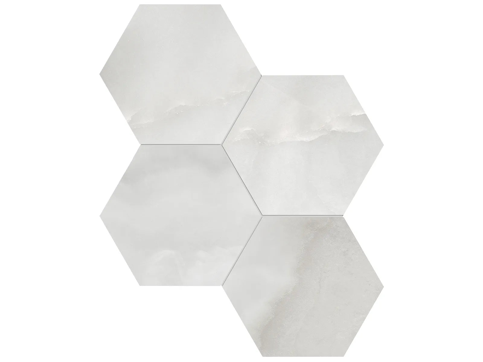 La Marca Onyx Nuvolato Hexagon - 6"