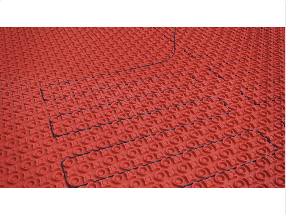 Prova FLEX-HEAT - 37" x 39" - 6.5 mm (10 sq. ft.) - Uncoupling Sheet Membrane (SKU: TT8006RED10) 