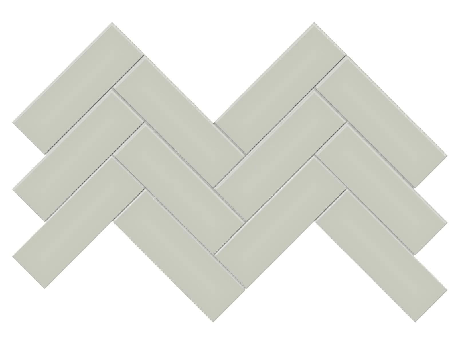 Soho Soft Sage Mosaic - 2X6 Herringbone