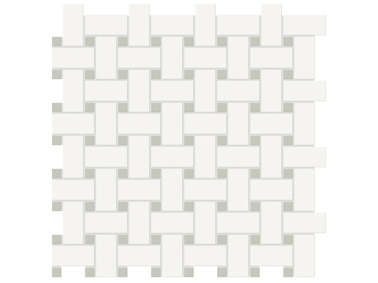 Soho Soft Sage Mosaïque - Basketweave