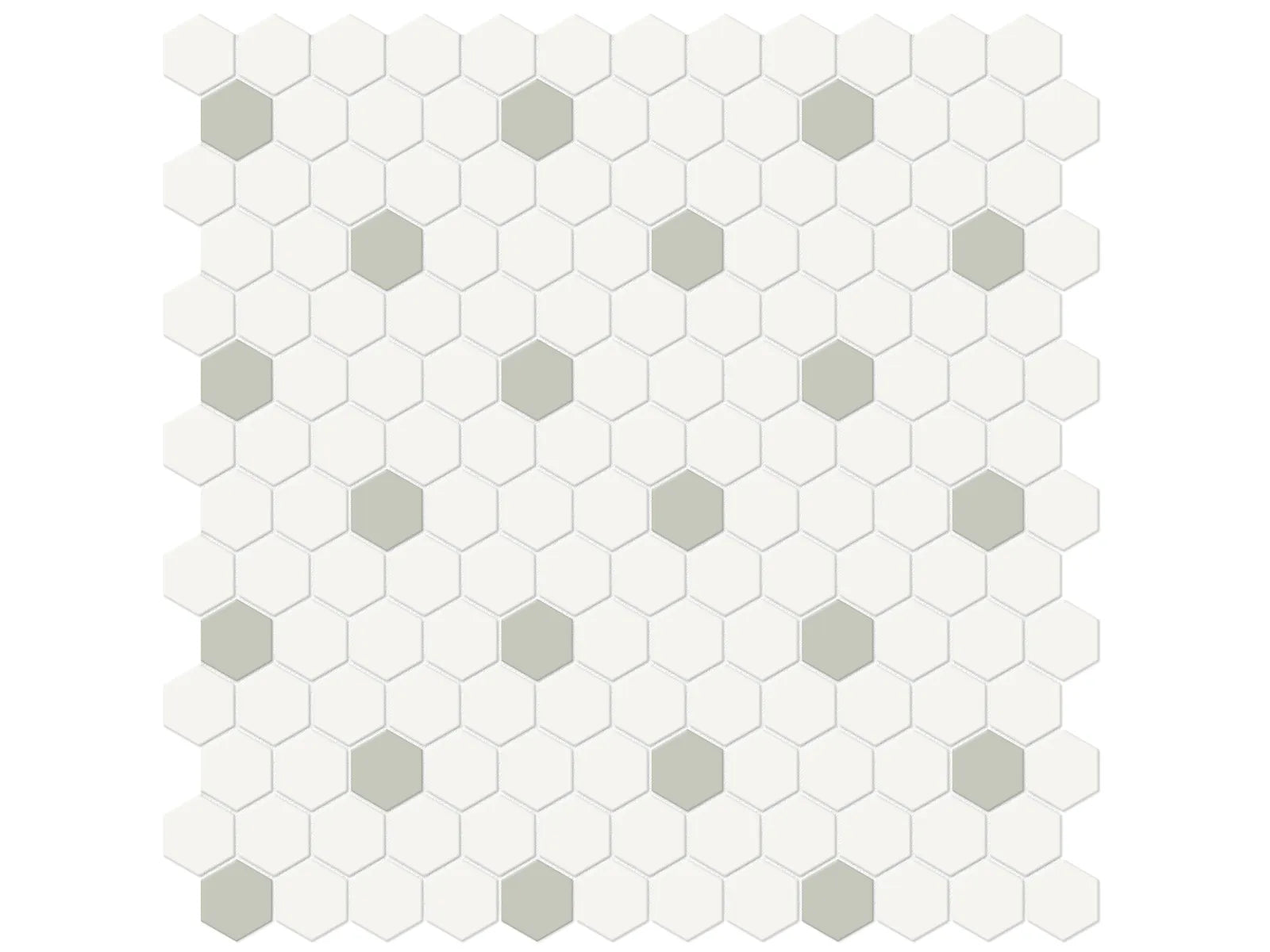 Soho Soft Sage Mosaic - Hexagon with Insert