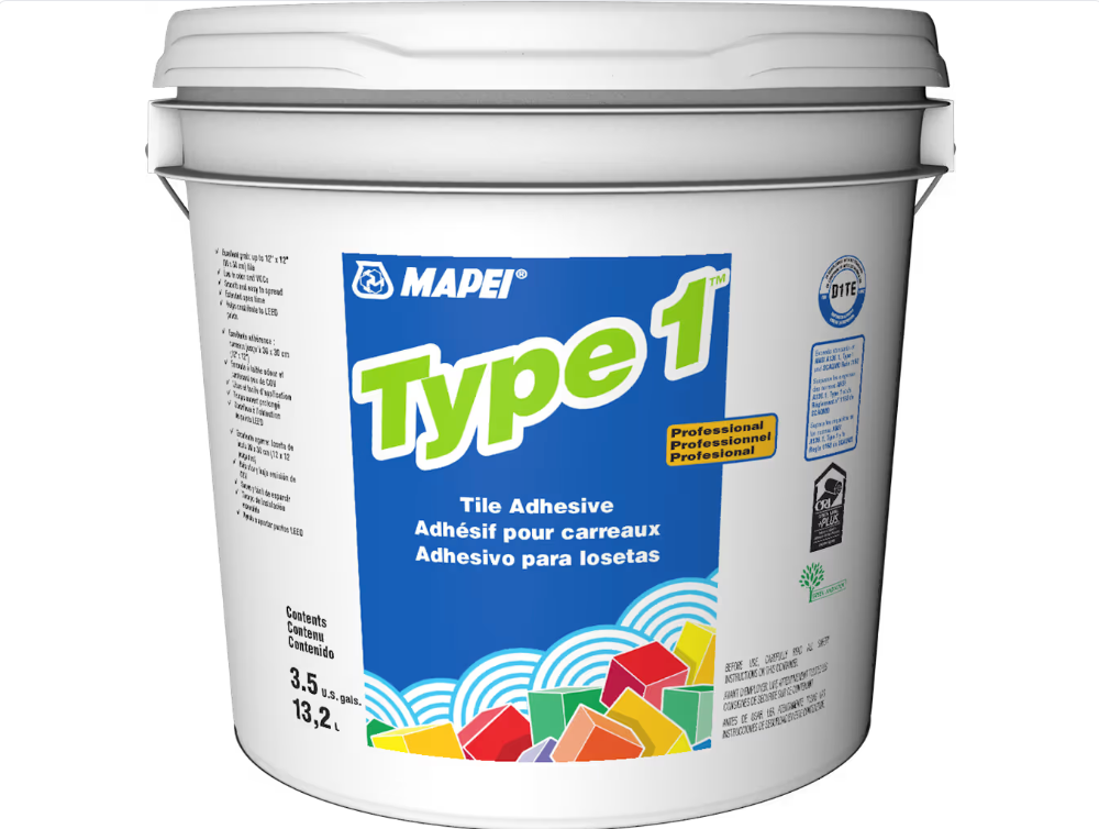 Mapei Type 1 - 13.2 L - Adhésif de qualité supérieure pour carreaux