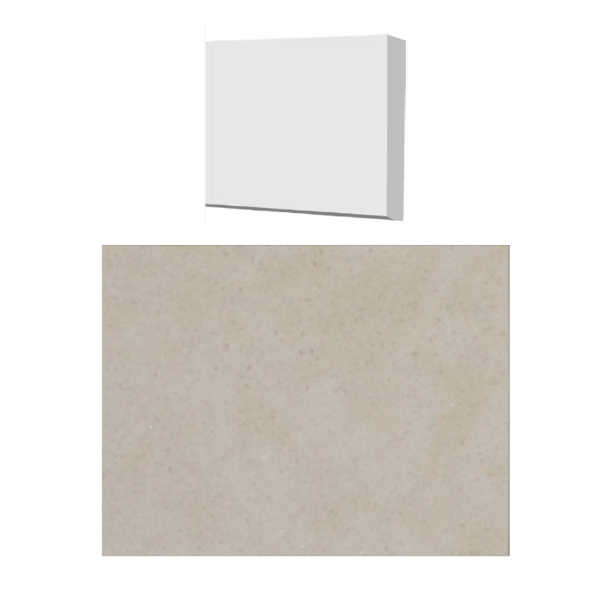 Fusion - Vienna Beige 4" x 36" - 12 mm - Polished Artificial Stone Shower Threshold 