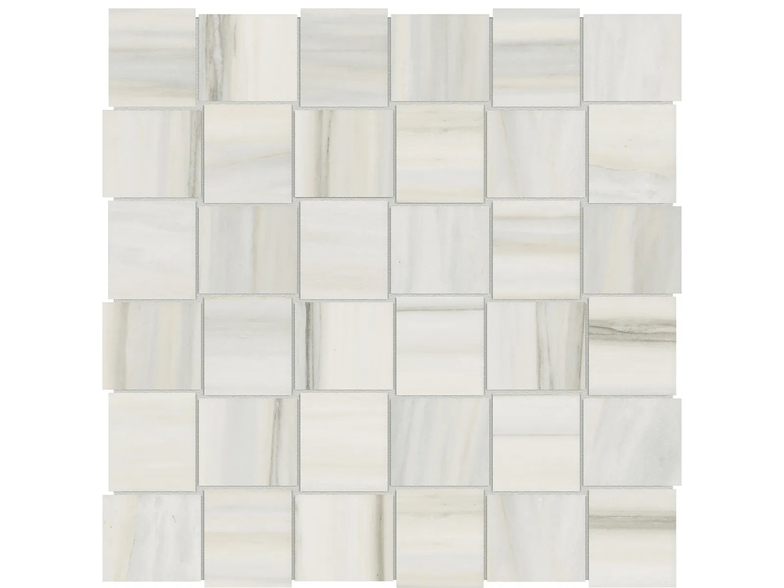 Mayfair Zebrino Mosaic - 2X2 Basketweave